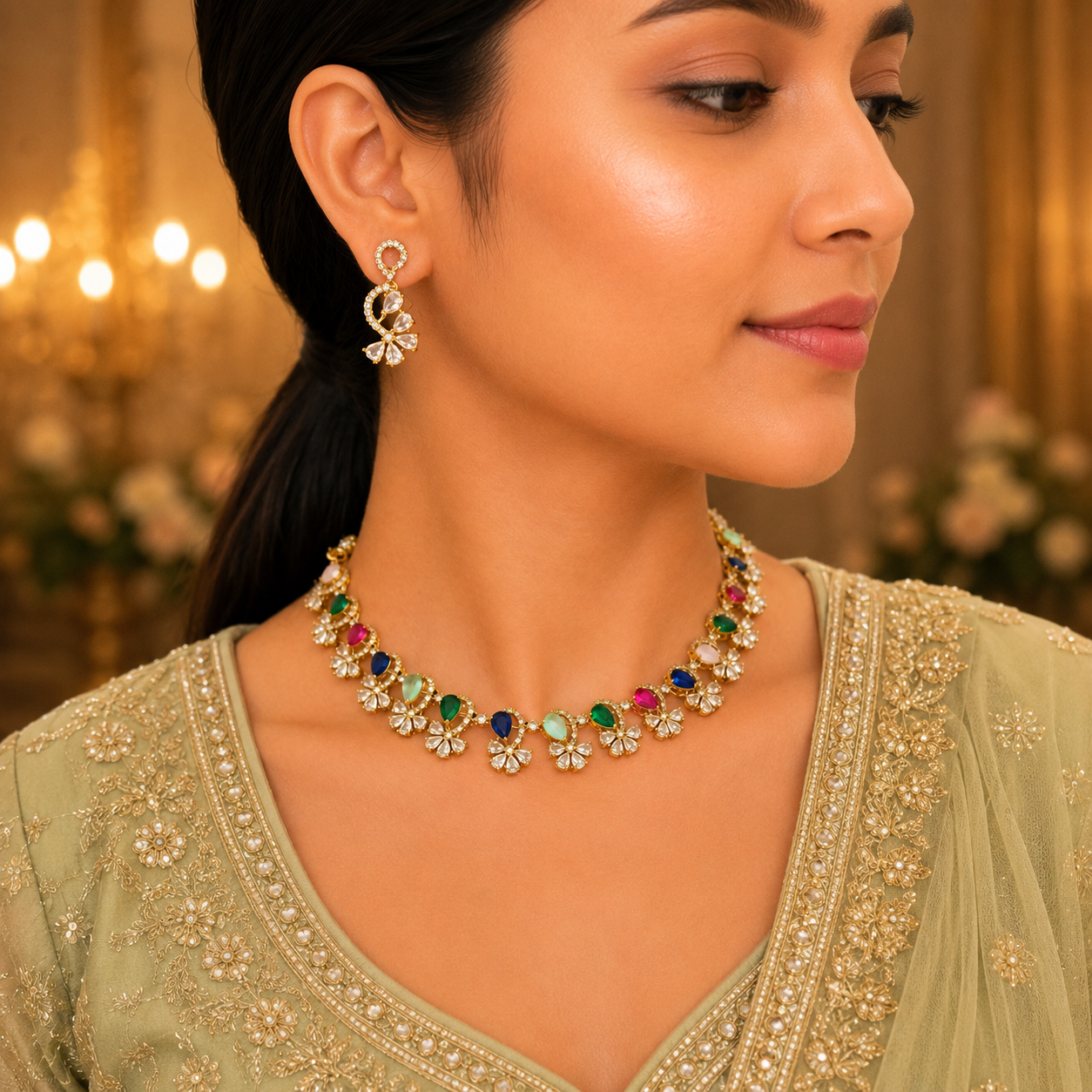 Ritu Ad Necklace - Multi