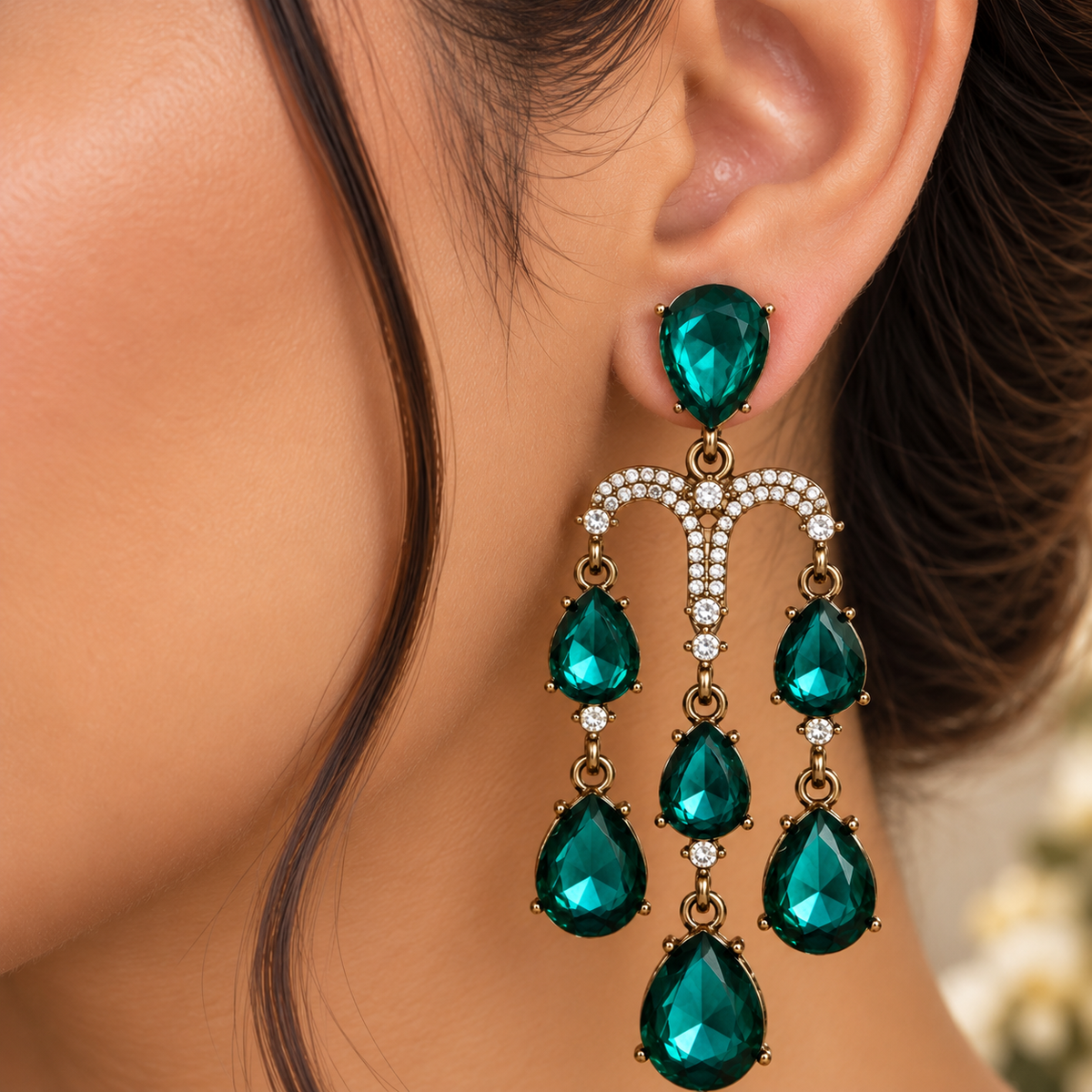 Yukti Earrings - Firozi