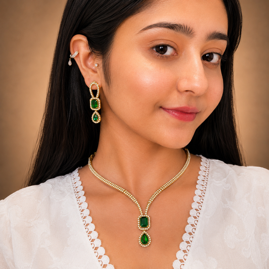 Beny Ad Necklace - Green
