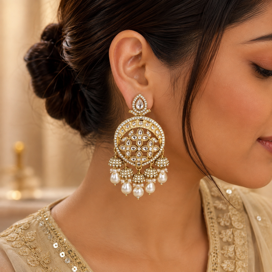 Reeva Earrings - White