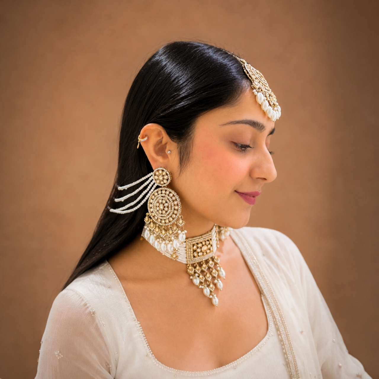 Muskan Jadau Choker-Gold