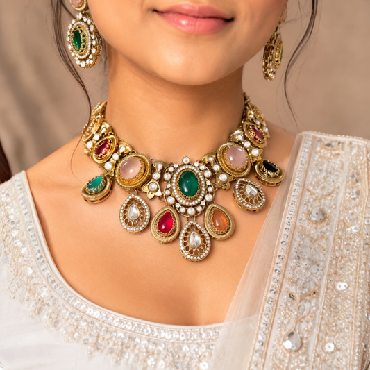 Shruti Sabya Necklace - Multi