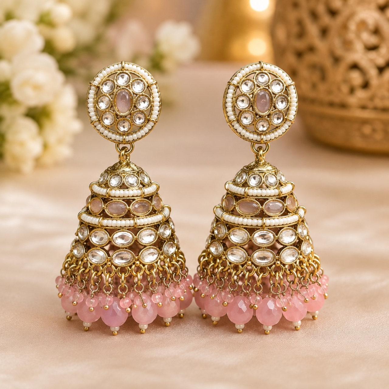 Mirab Jhumki - Pink