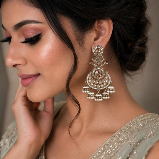 Ritika Earrings - Champagne