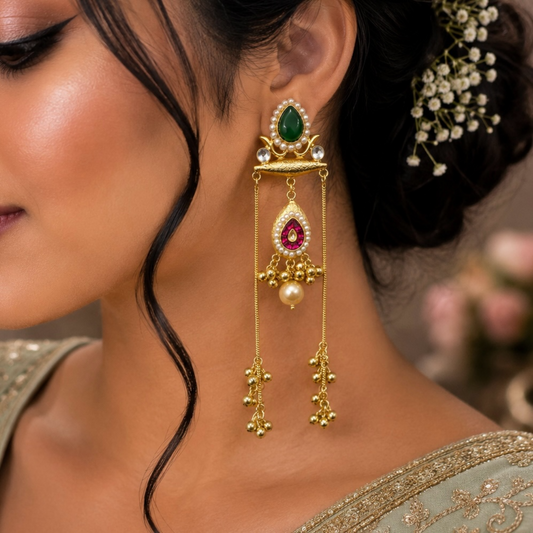 Ana Earrings - Green