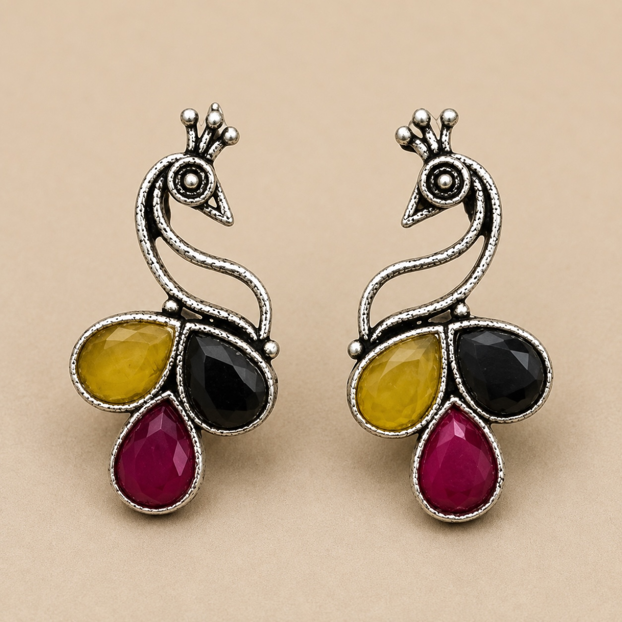 Morni Brass Studs - Multi