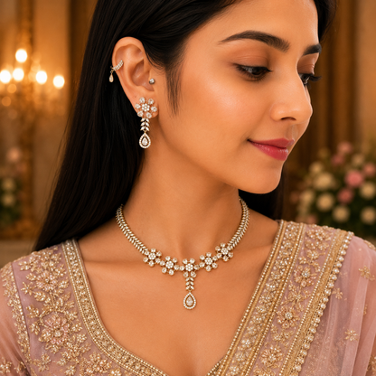 Tisha Ad Necklace - White