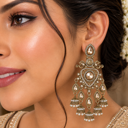 Ishvara Earrings - Champagne