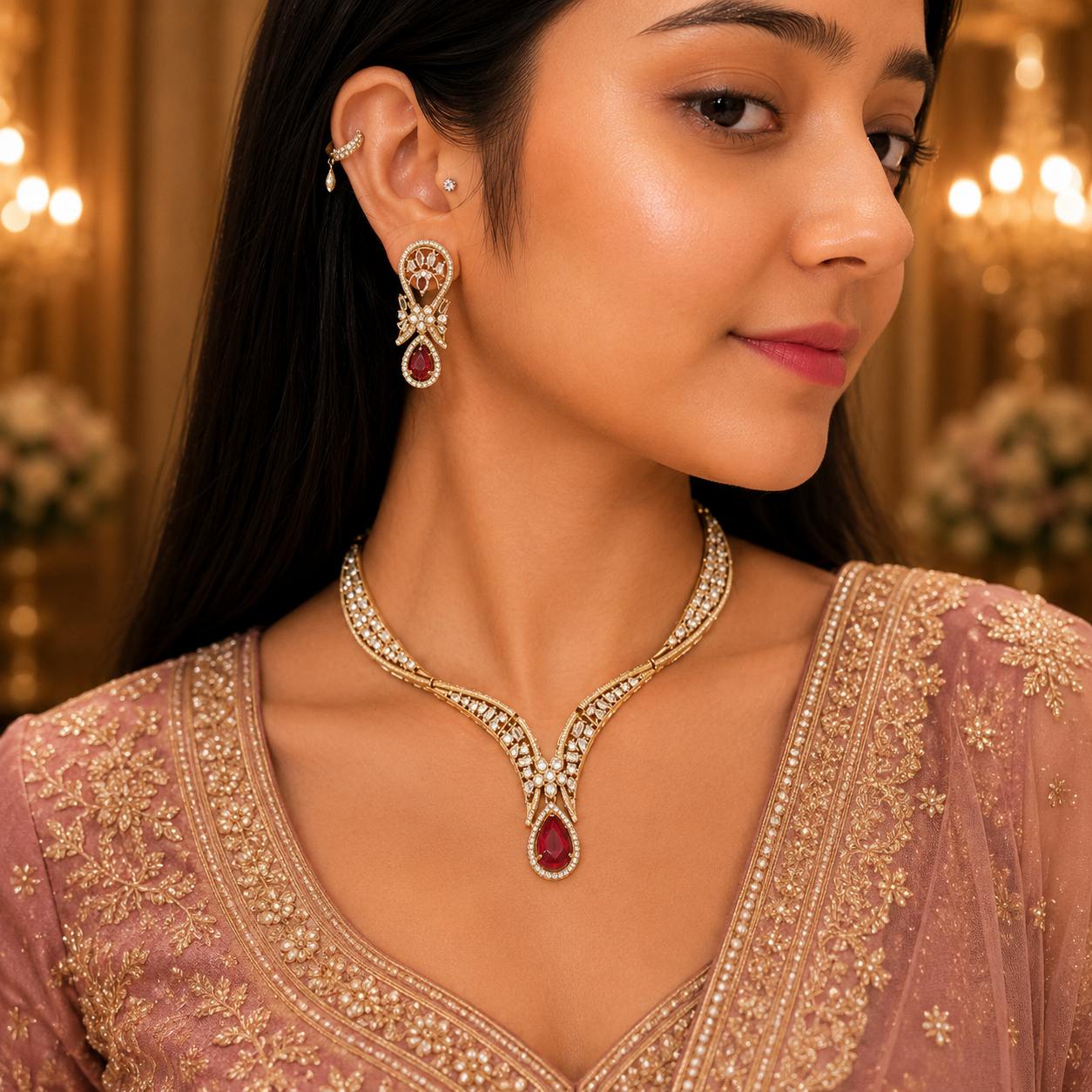 Ishima Ad Necklace - Rani