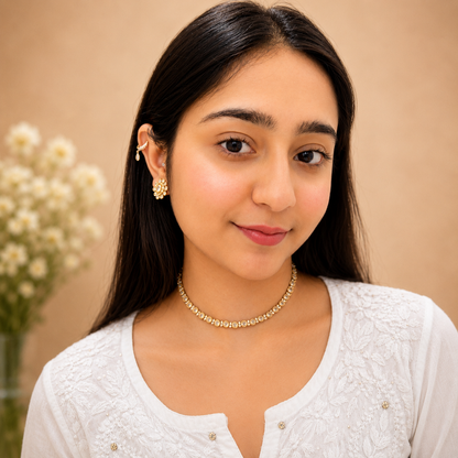 Ruvika Ad Necklace - White