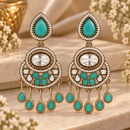 Amaira Earrings - Firozi