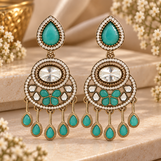 Amaira Earrings - Firozi