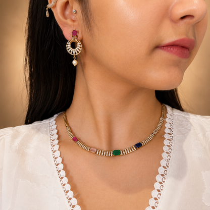 Malti Ad Necklace - Multi