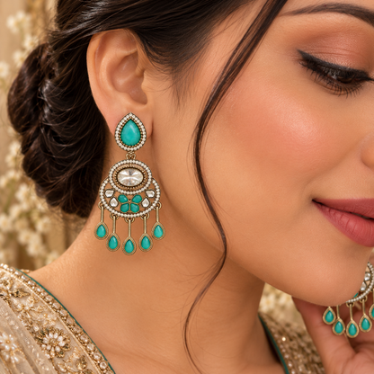 Amaira Earrings - Firozi