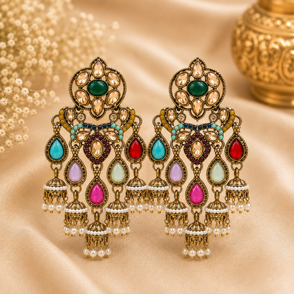 Pakhi Earrings - Multi