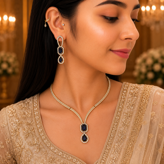 Beny Ad Necklace - Blue