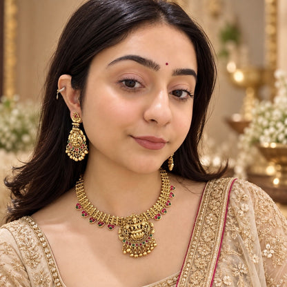Iryana Temple Necklace - Gold