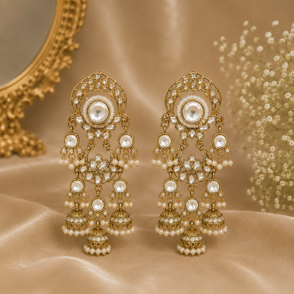 Pamala Earrings - White