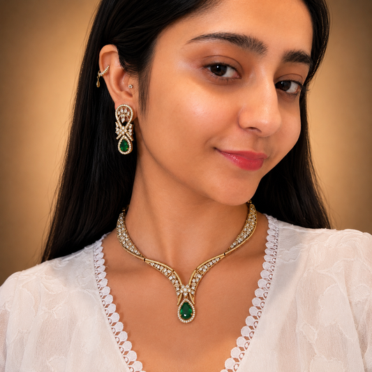 Ishima Ad Necklace - Green