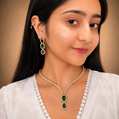 Beny Ad Necklace - Green