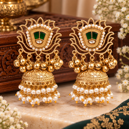 Tara Jhumki - Green