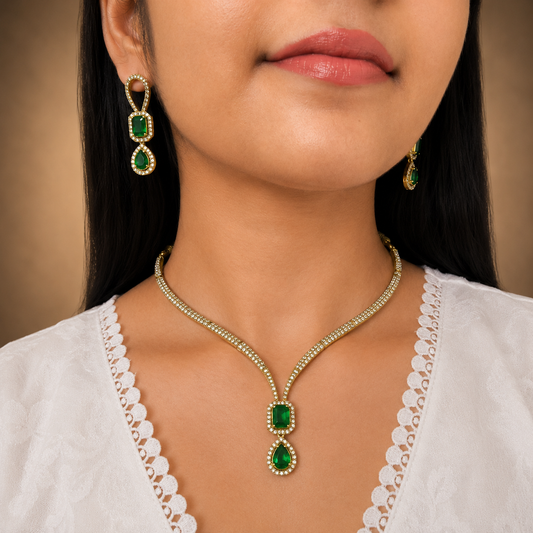 Beny Ad Necklace - Green