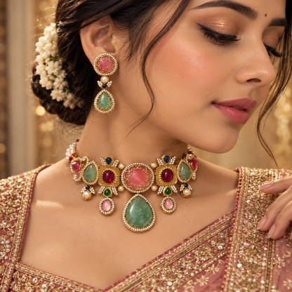 Turkish Sabya Choker - Multi