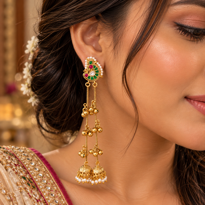 Yukta Earrings - Green