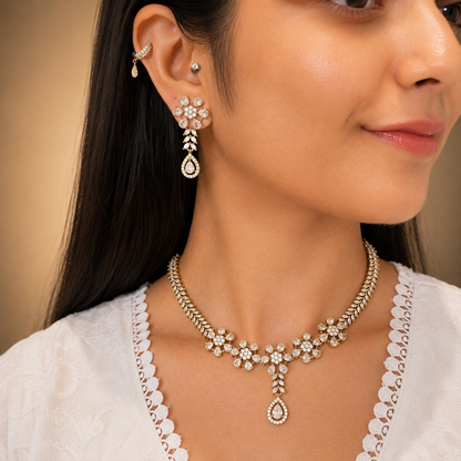 Tisha Ad Necklace - White