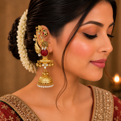 Karisa Earcuffs - Red