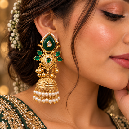 Alizeh Jhumki - Green