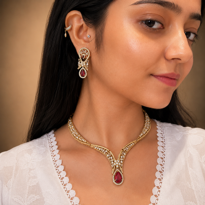Ishima Ad Necklace - Rani