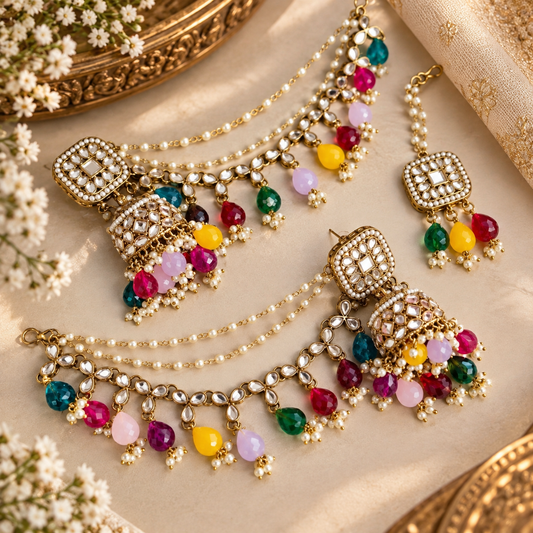 Ayiza Kaanchain Jhumka - Multi