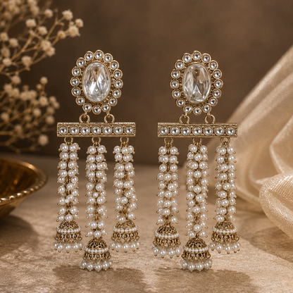 Kridha Earrings - White