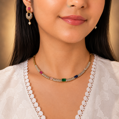 Malti Ad Necklace - Multi