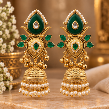 Alizeh Jhumki - Green