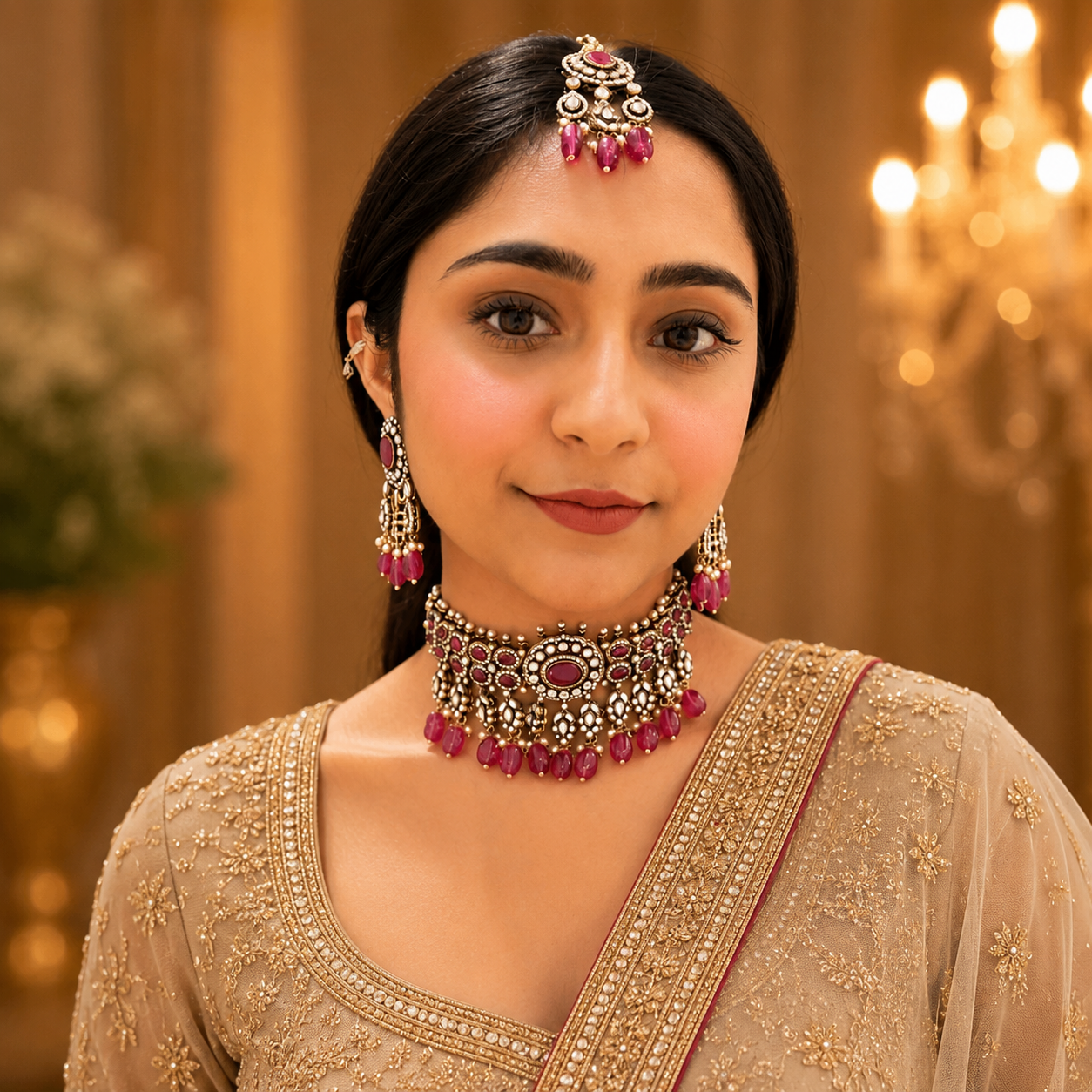 Meera Moissanite Choker - Rani