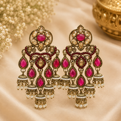 Pakhi Earrings - Rani