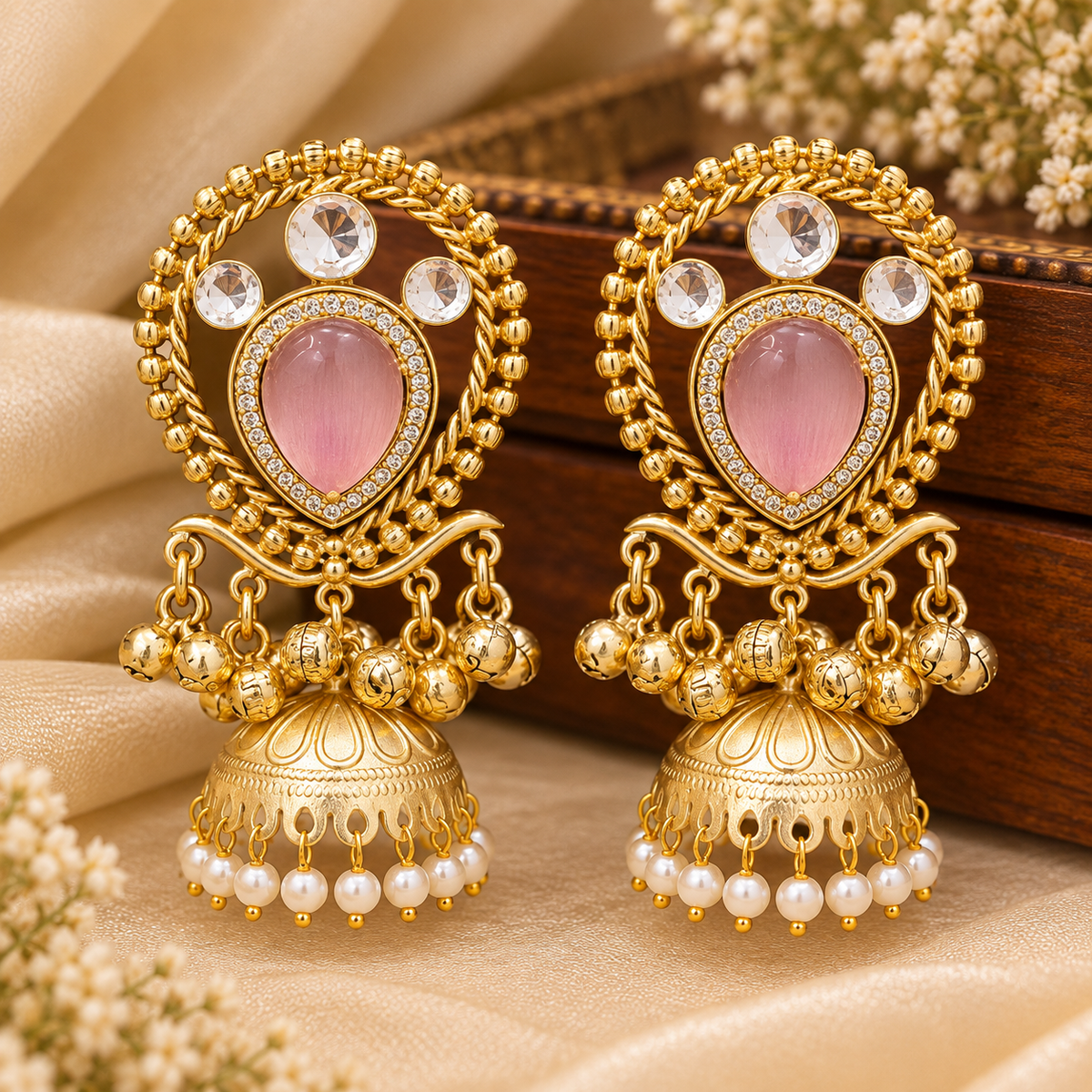 Amita Jhumka - Pink