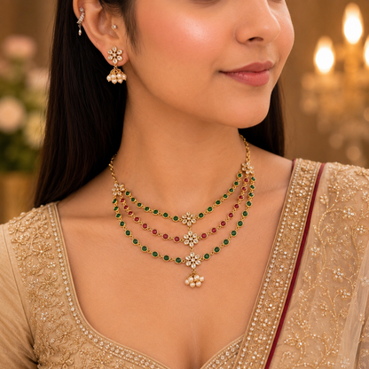 Ria Layered Necklace - Multi