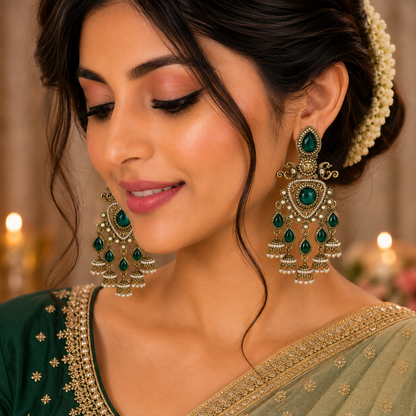 Ishvara Earrings - Green
