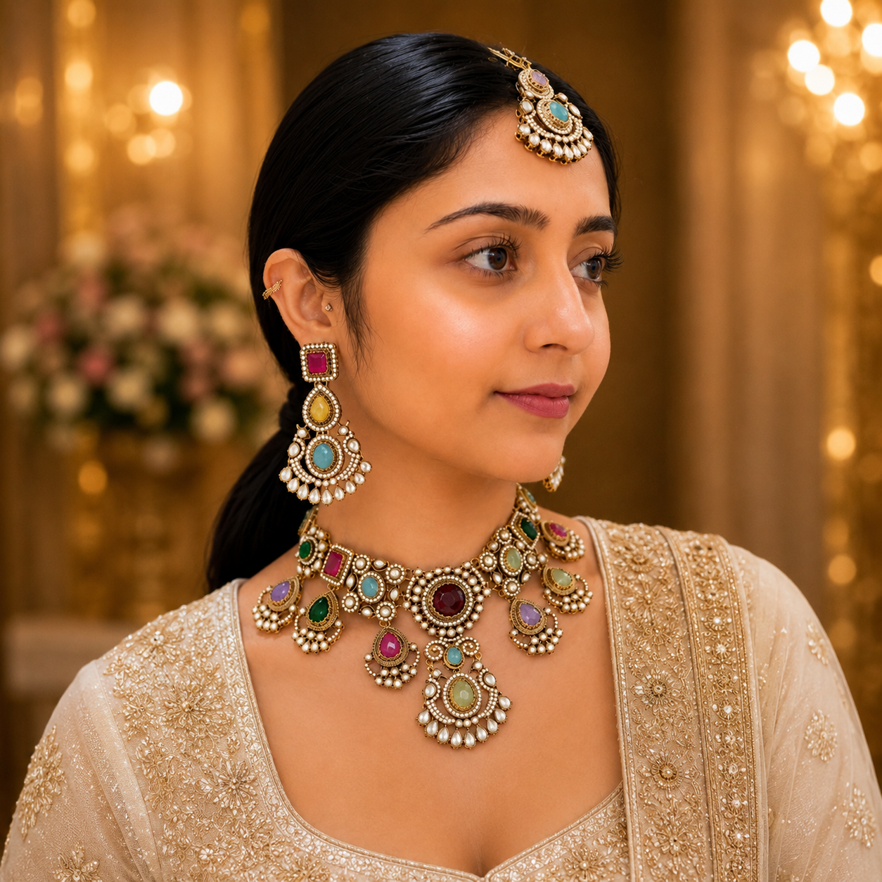 Nihira Sabya Necklace - Multi