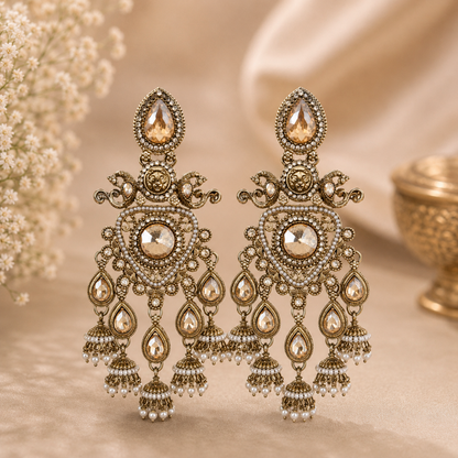 Ishvara Earrings - Champagne