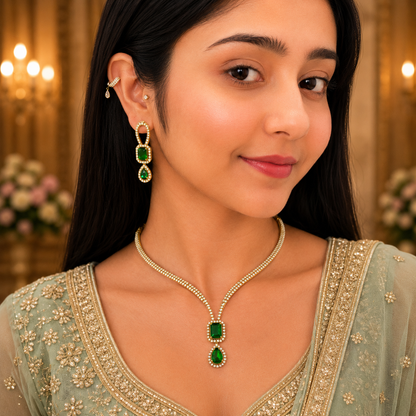 Beny Ad Necklace - Green