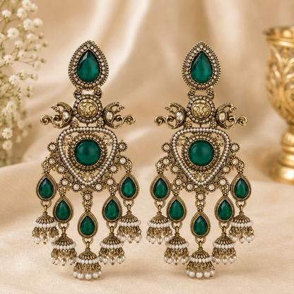 Ishvara Earrings - Green