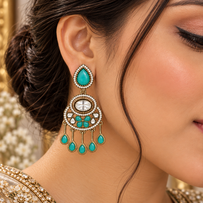 Amaira Earrings - Firozi