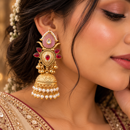 Alizeh Jhumki - Pink