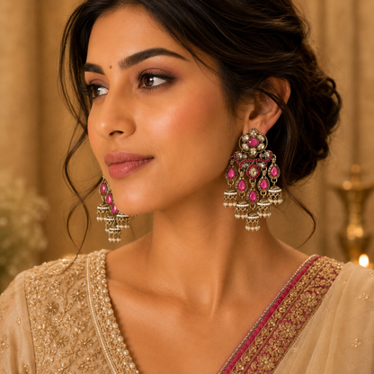 Pakhi Earrings - Rani