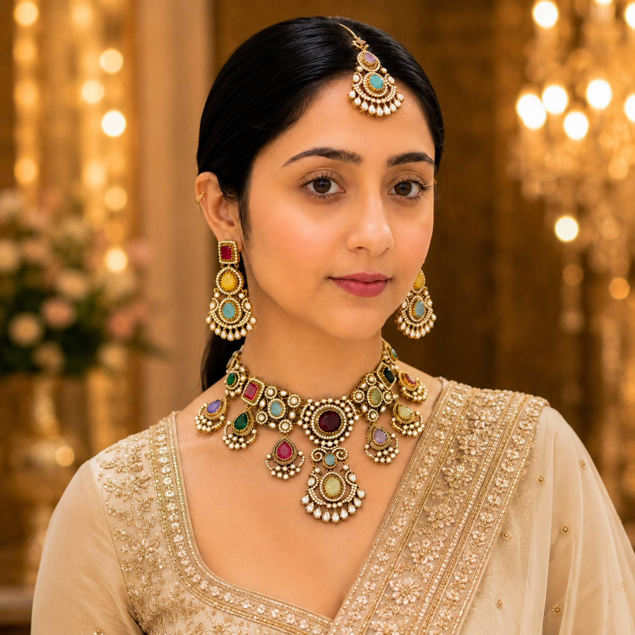 Nihira Sabya Necklace - Multi