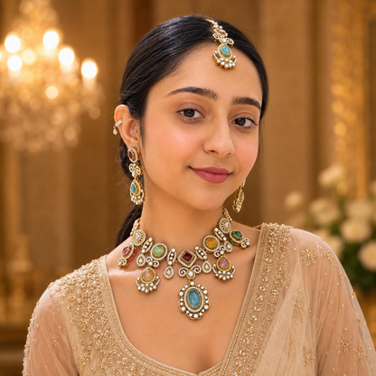 Preeti Sabya Necklace - Multicolor